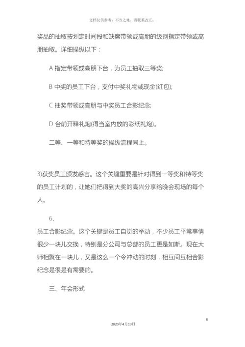 公司创意年会晚会活动策划完整方案.docx