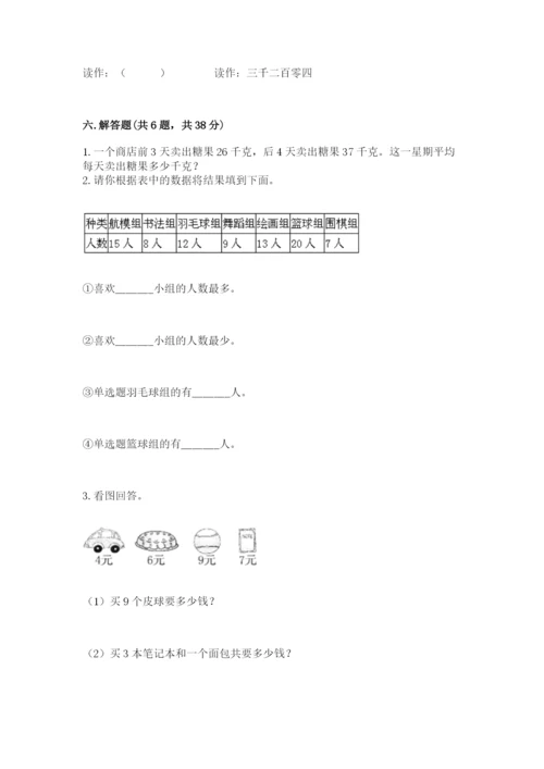 二年级下册数学期末测试卷及参考答案（培优）.docx
