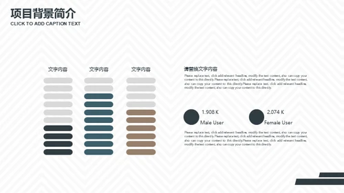 几何风格商业项目计划书通用PPT简报