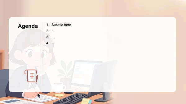 粉色简约风大学生通用求职简历PPT主题