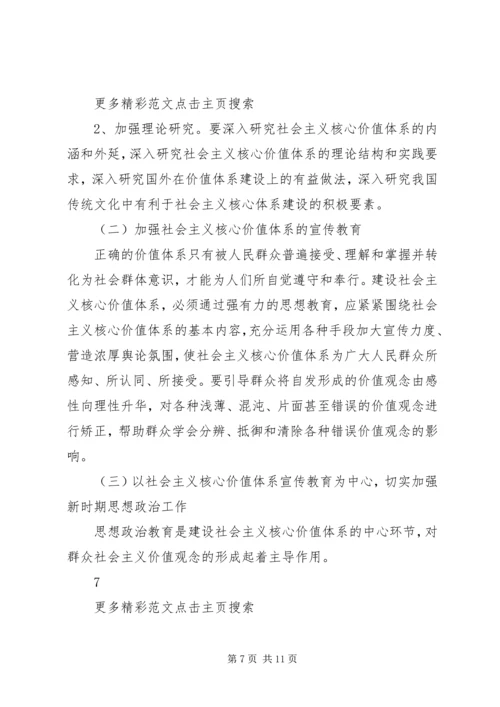 学习社会主义核心价值体系学习心得体会 (4).docx