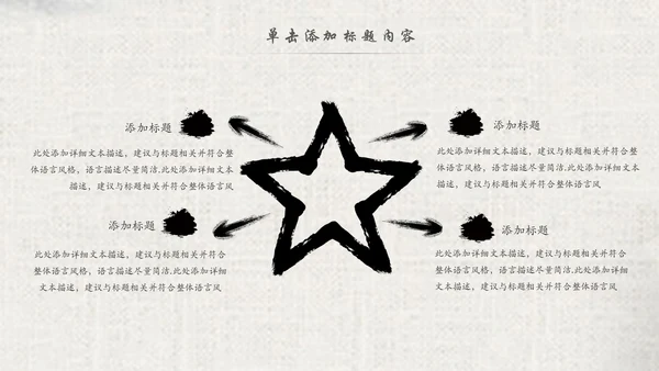 中国风水墨古典读书分享书香中国梦PPT模板