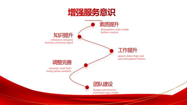 红色签约仪式启动大会战略合作策划PPT动态