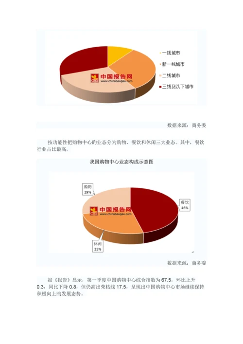 中国购物中心行业分析报告-行业运营态势与发展前景研究.docx