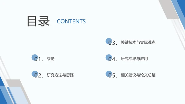 毕业论文答辩通用PPT模板