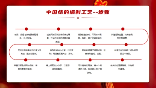非遗文化红色中国结通用PPT模板