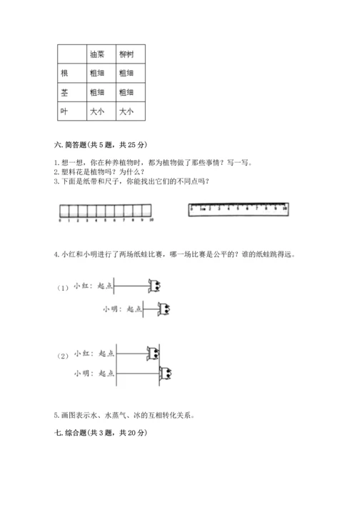 教科版一年级上册科学期末测试卷精品【巩固】.docx