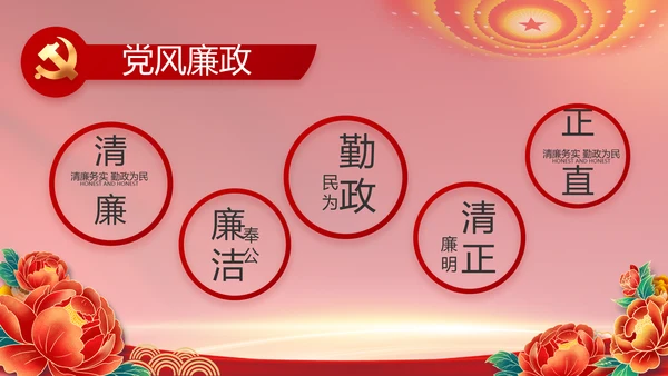 党支部党员风采展示年年终总结PPT