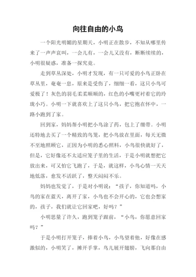 向往自由的小鸟.docx