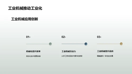 工业机械的发展历程