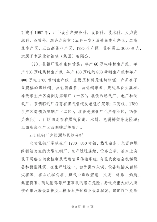 轧钢厂安全生产事故综合应急预案.docx