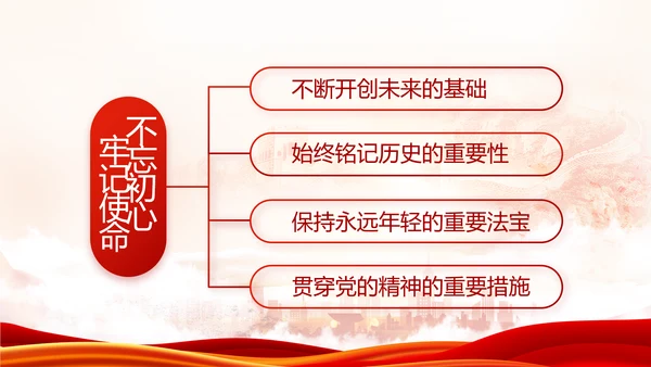 红色党建省长个人述职报告动态PPT