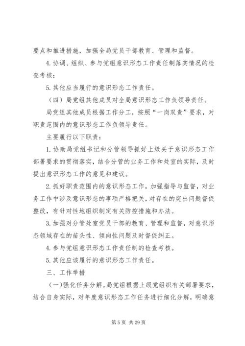 落实意识形态工作责任制实施方案合集.docx