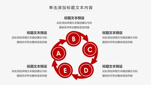 红色中国银行工作总结汇报通用PPT模板