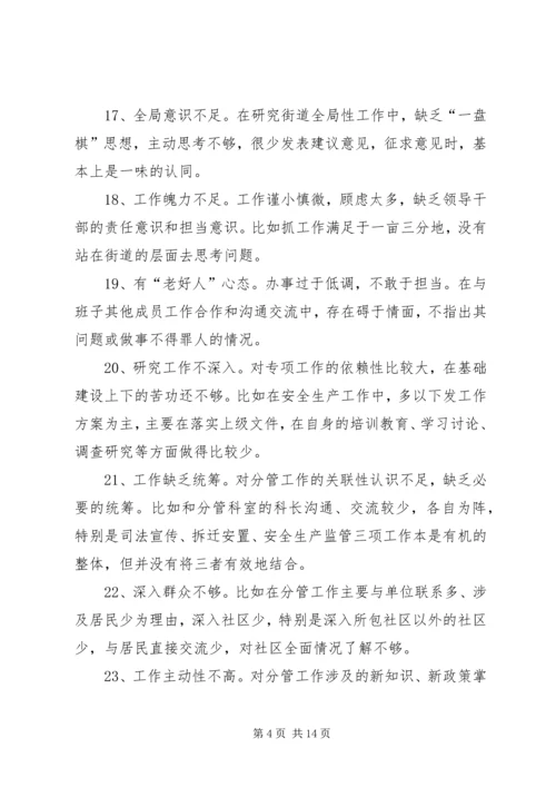 某党支部拟在组织生活会上互相提出的批评意见.docx