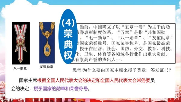 6.2 中华人民共和国主席 课件(共21张PPT)