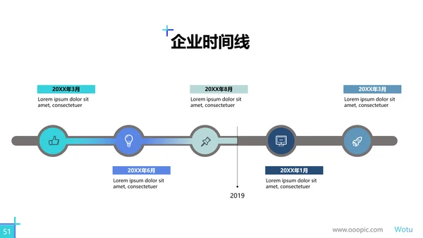创意蓝色商业计划书公司简介商务PPT模板