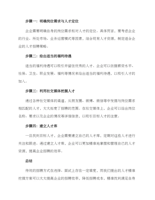 人才精准挖掘方案.docx