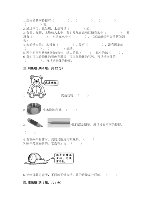 教科版一年级下册科学期末测试卷精品【网校专用】.docx