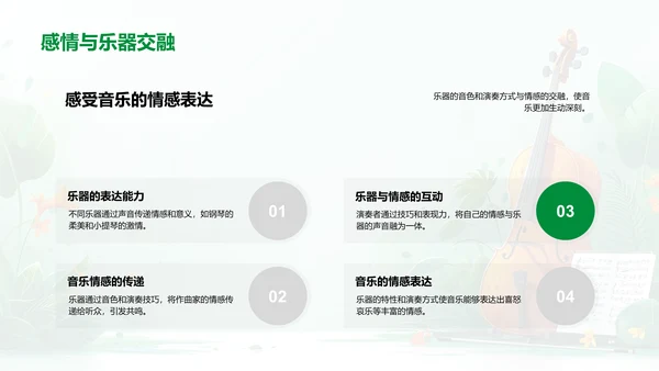 乐器知识讲座PPT模板
