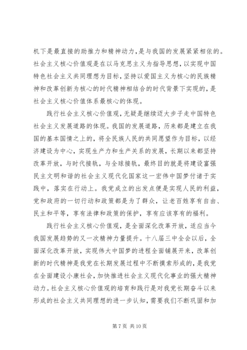 社会主义核心价值观的心得体会多篇.docx