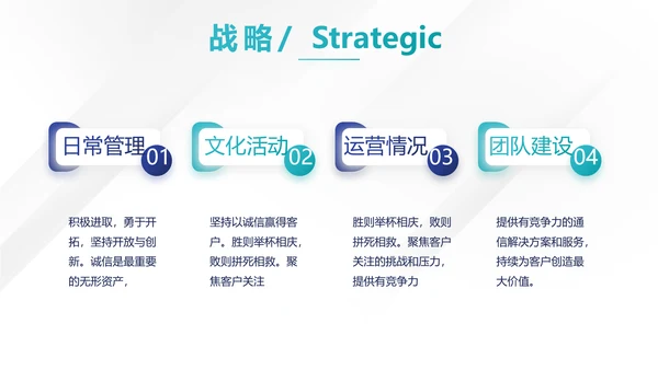 蓝色企业宣传简介公司简介动态PPT