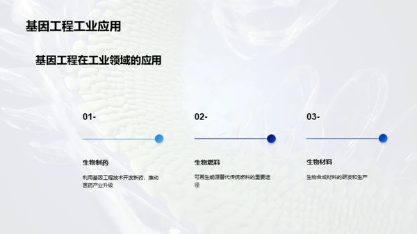 3D风生物医疗教学课件PPT模板