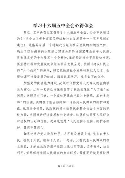 学习十六届五中全会心得体会 (9).docx