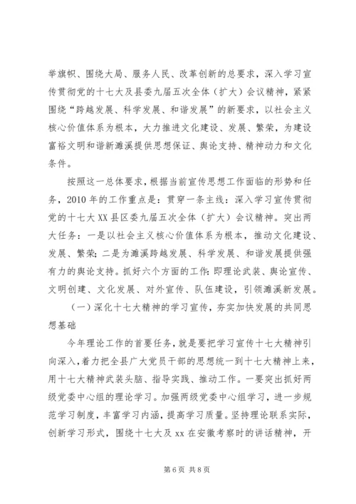 在全县宣传思想工作会议上的报告_1.docx