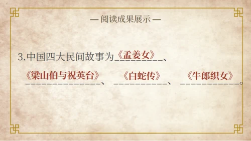 中国民间故事神话故事通用PPT模板