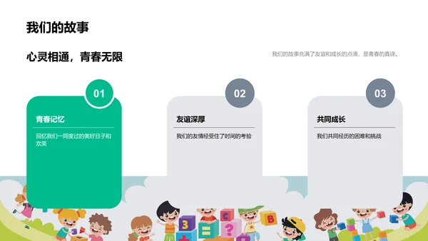 毕业图集分享PPT模板