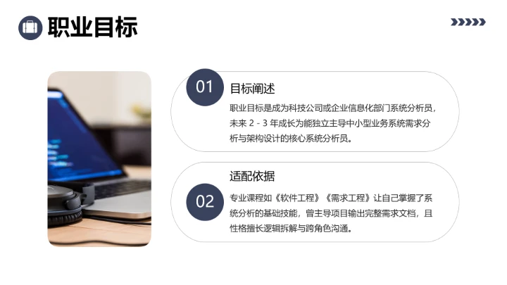 软件工程专业大学生求职综合能力展示职业生涯规划通用PPT