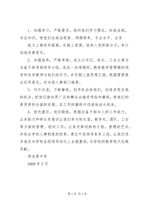 村(社区)党组织书记后备干部培养计划 (4).docx