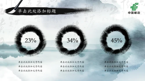 中国邮政储蓄银行邮储邮局动态PPT模板