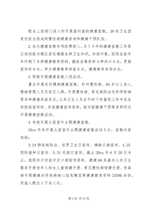 关于健康的总结.docx