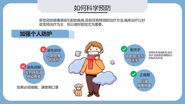疫情防控疾病预防医疗PPT模板