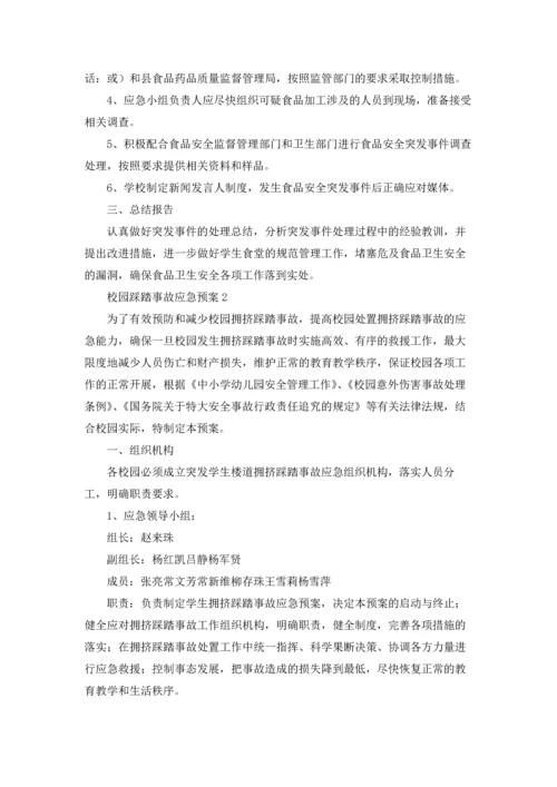 校园踩踏事故应急预案.docx