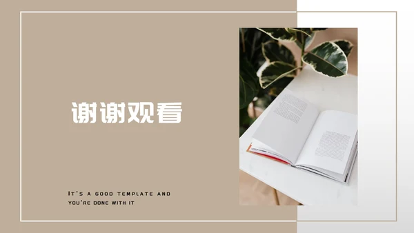 咖色简约风世界知识产权日PPT模板