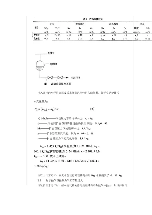 发电厂补水率高的改进措施