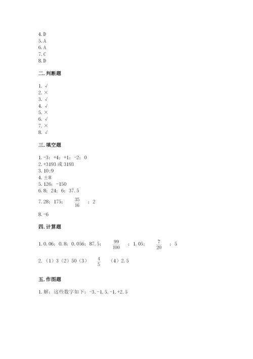 北京版六年级下册期末真题卷及精品答案.docx