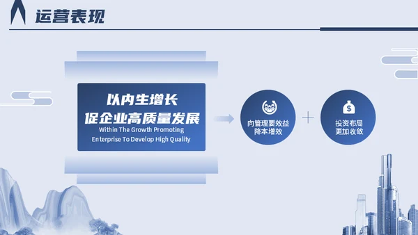 中国房地产行业百强企业研究报告山水城市通用PPT模板