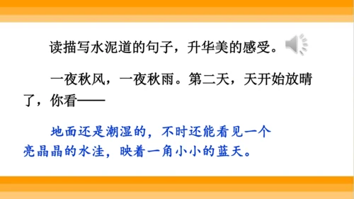 【同步课件】 5.铺满金色巴掌的水泥道   课件（2课时）