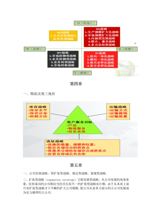 物流战略复习资料.docx