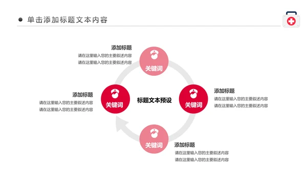 简约爱心医疗护士护理工作报告动态PPT模板