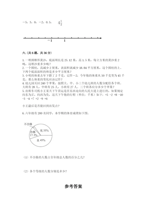 苏教版六年级数学小升初试卷及完整答案【名师系列】.docx