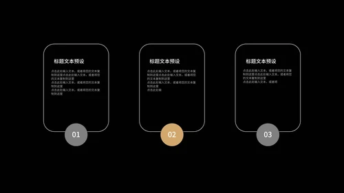 黑色拟态总结PPT模板