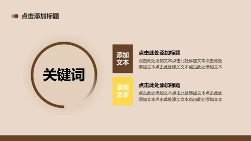 棕黄色几何商务风创新创业计划书PPT模板