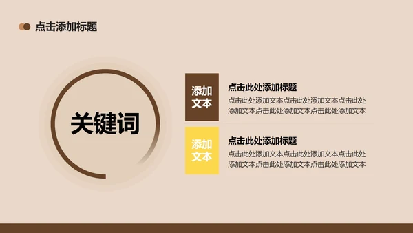 棕黄色几何商务风创新创业计划书PPT模板