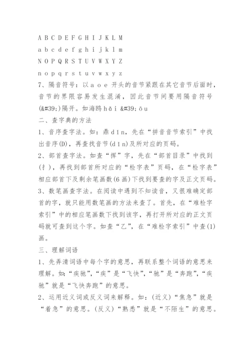 小升初语文必考知识点归纳人教版_1.docx