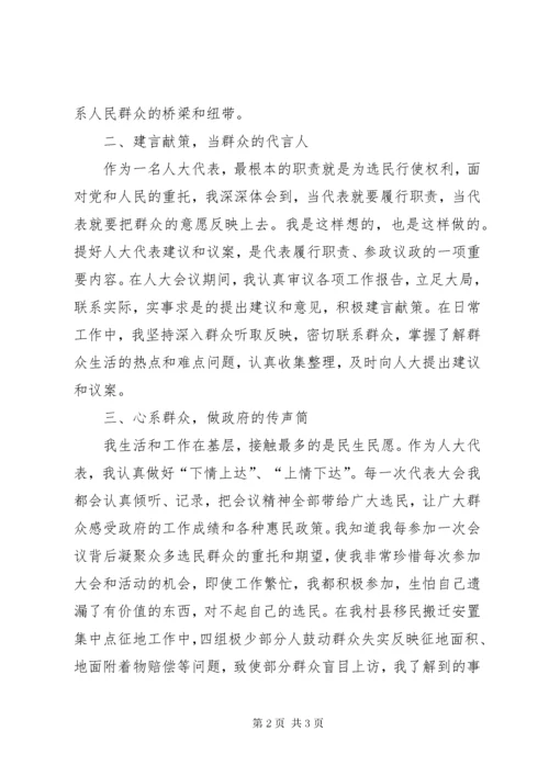 县人大代表述职报告范文.docx